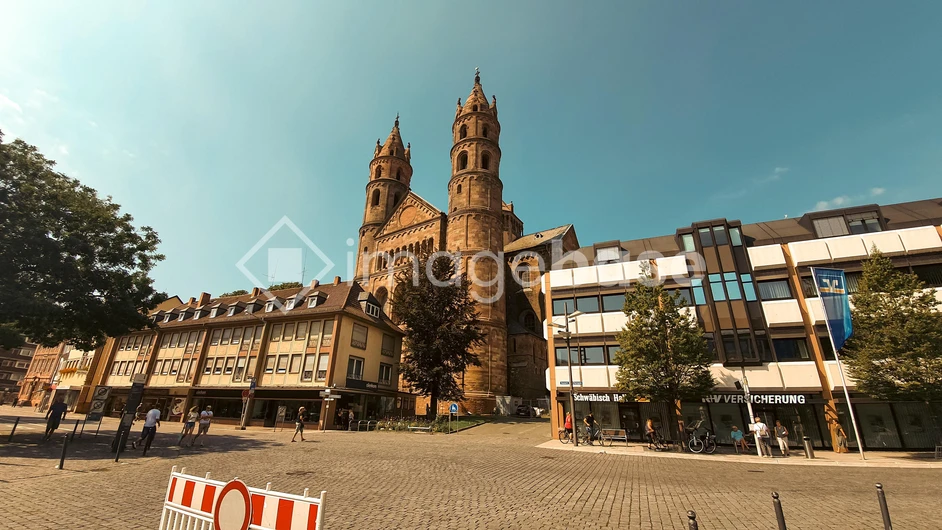 Historic Cathedral in Urban Setting