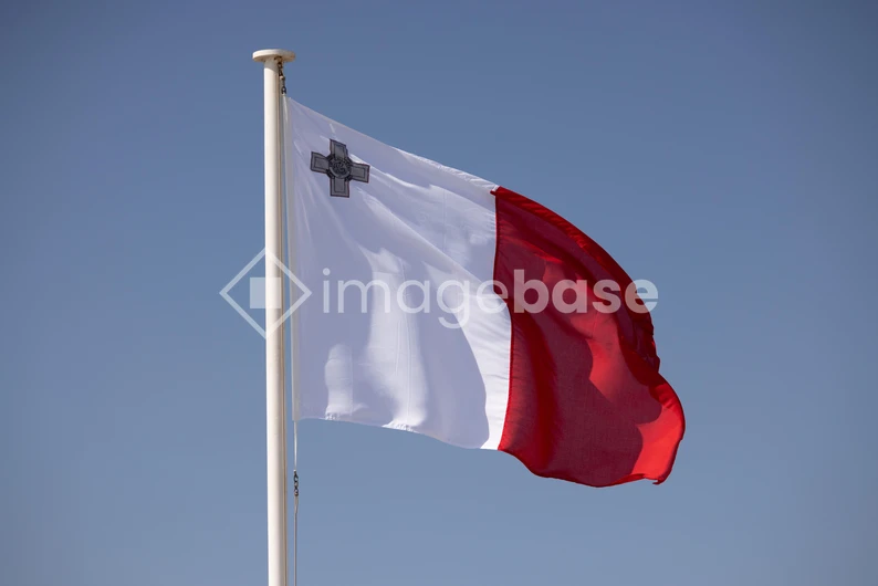 Maltese Flag Waving