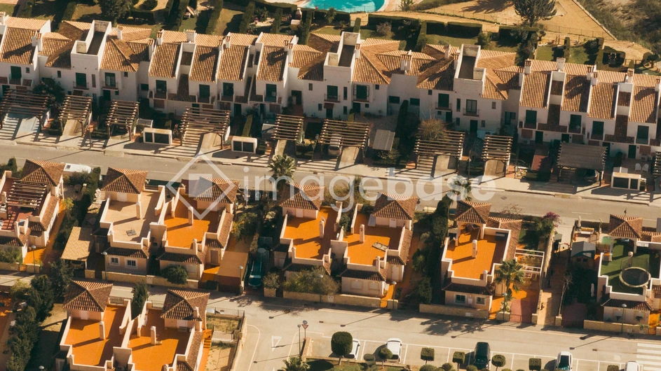 Aerial View of a Residential Area