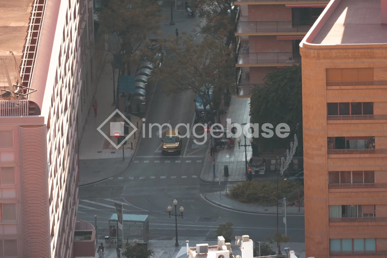 Urban Intersection View