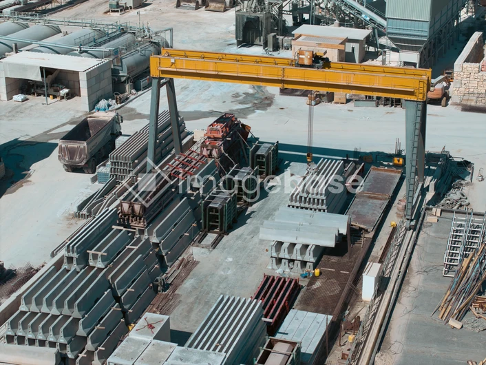 Industrial Concrete Yard