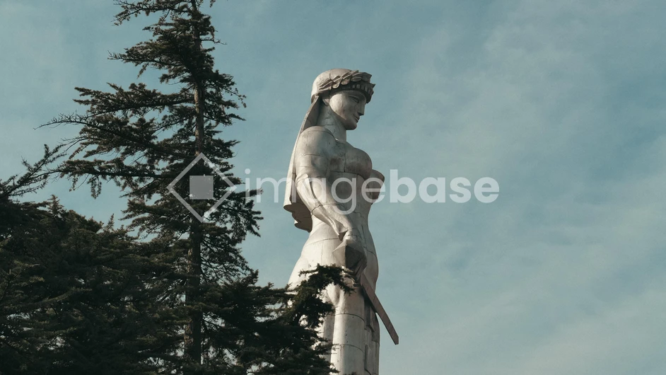 Majestic Statue in Nature