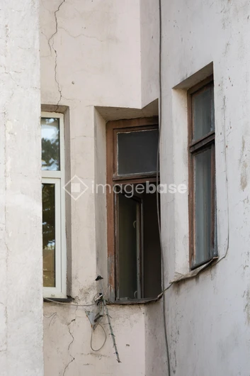 Weathered Building Facade