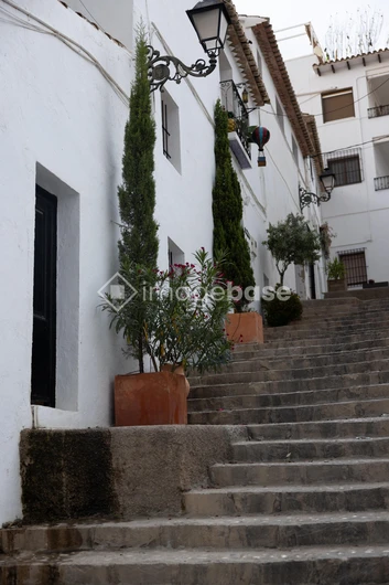 Charming Whitewashed Street