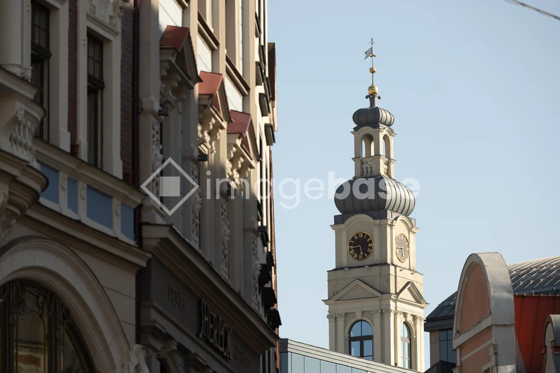 Historic Clock Tower Amidst Urban Architecture