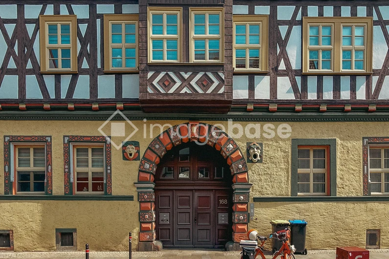 Historic Half-Timbered Building