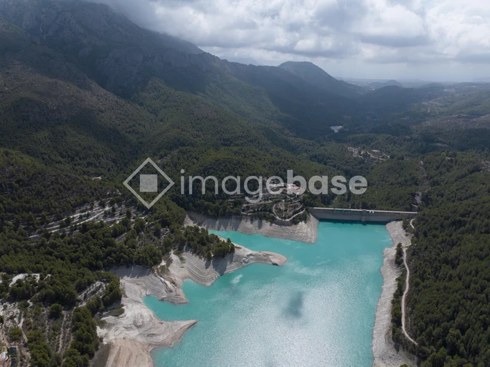 Scenic Mountain Lake View