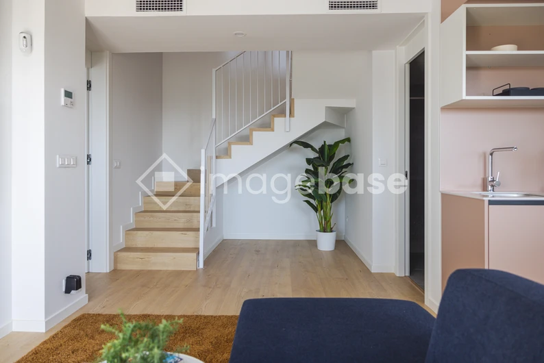 Modern Interior with Staircase