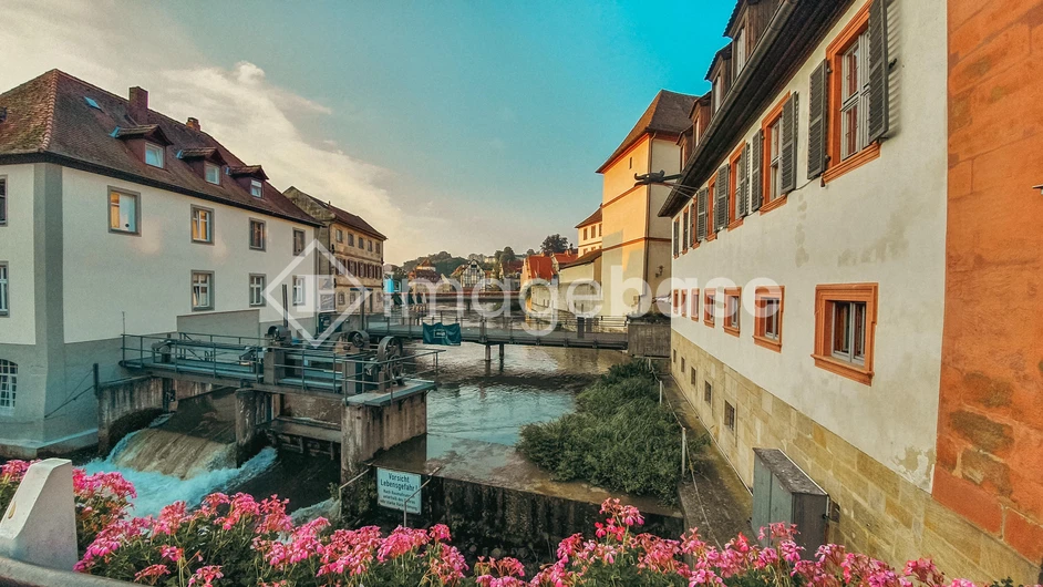 Picturesque Canal Scene