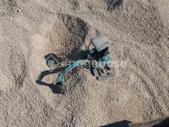 Excavator on Construction Site