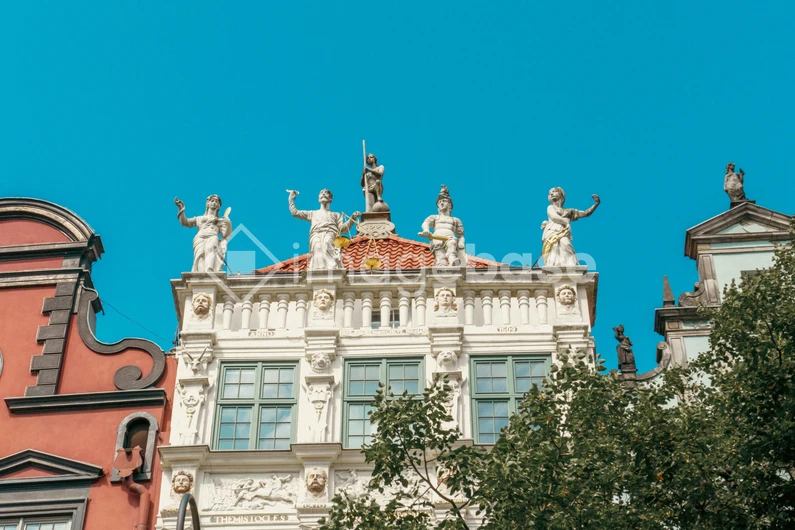 Historic Architecture with Sculptures