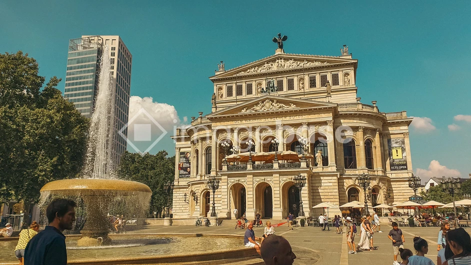 Historic Opera House with Fountain