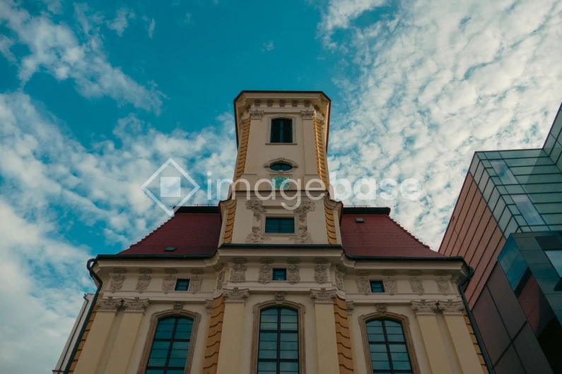 Historic Building Against Cloudy Sky