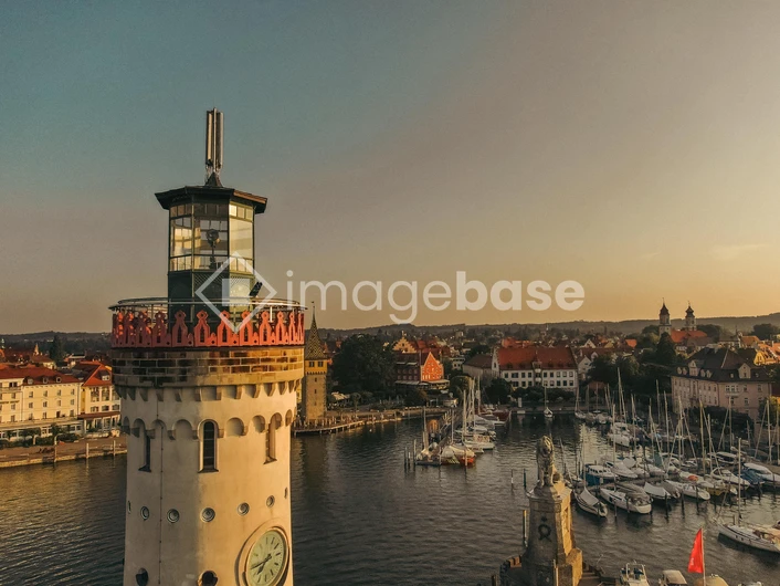 Sunlit Harbor Lighthouse