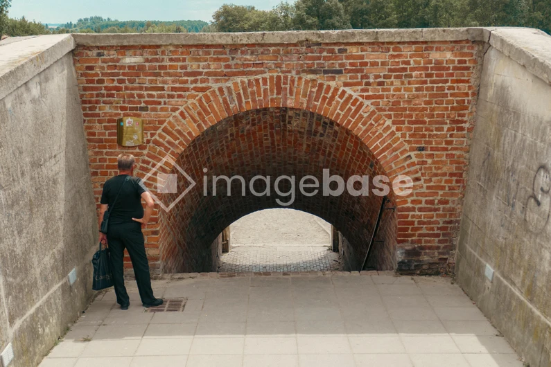 Brick Passageway View