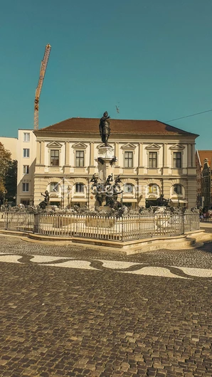 Historic Building and Fountain