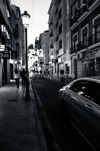 Evening Street Scene
