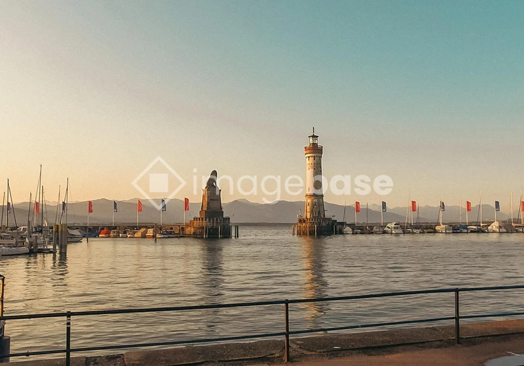 Scenic Harbor at Dusk