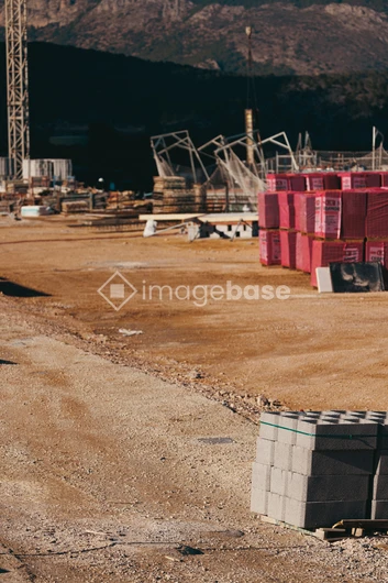 Construction Site in the Mountains