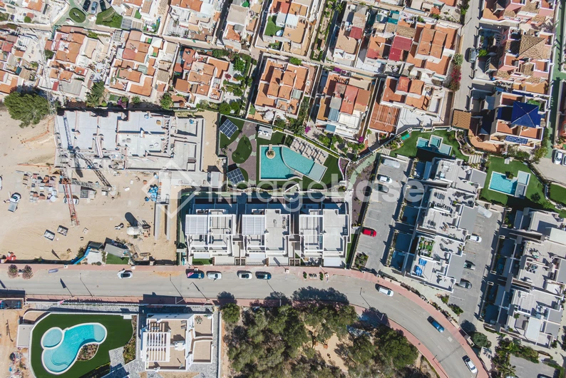 Aerial View of Residential Area