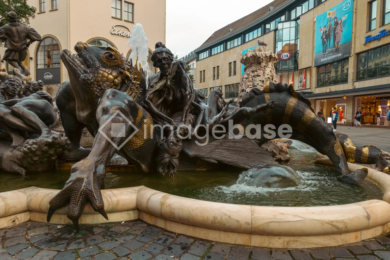 Artistic Street Fountain