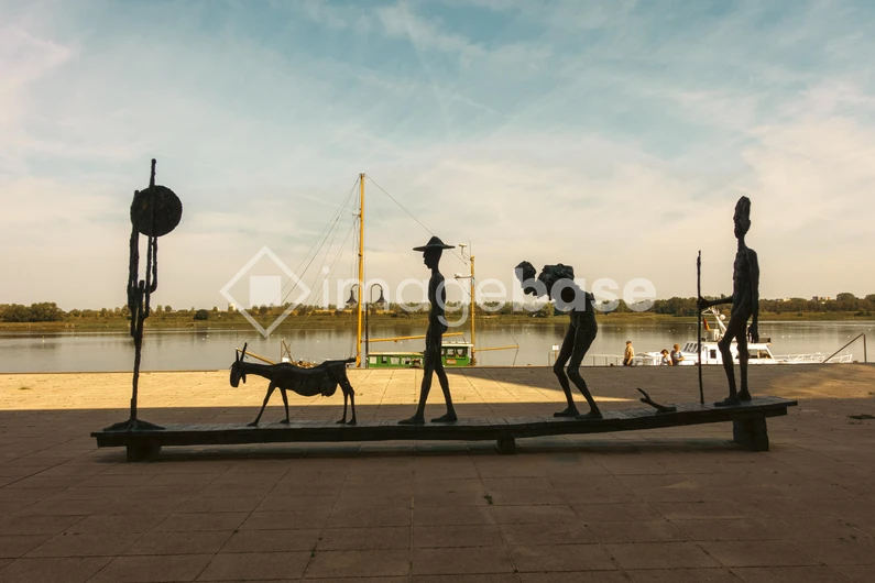 Riverside Sculptures under the Sky