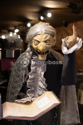 Witch Figurine Display