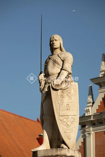 Historic Statue Against Clear Sky