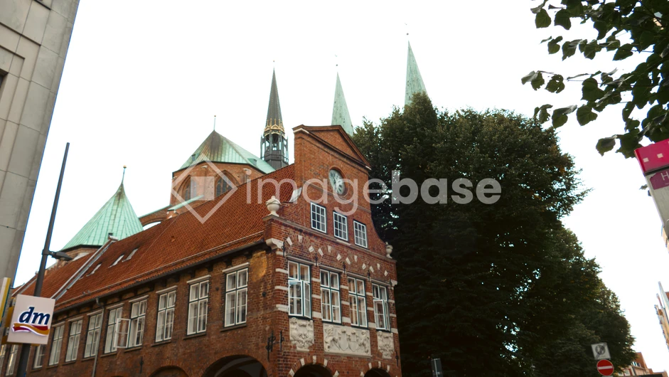 Historic Architecture with Spires
