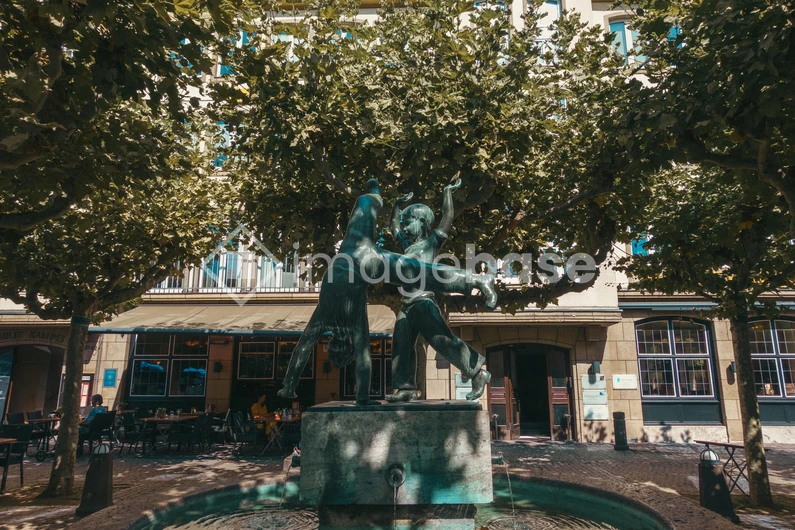 Charming Street Fountain