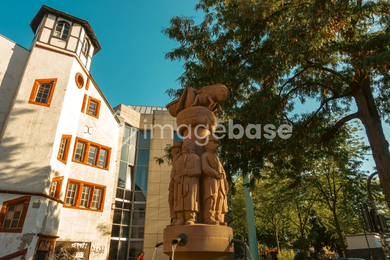 Historic Fountain and Architecture