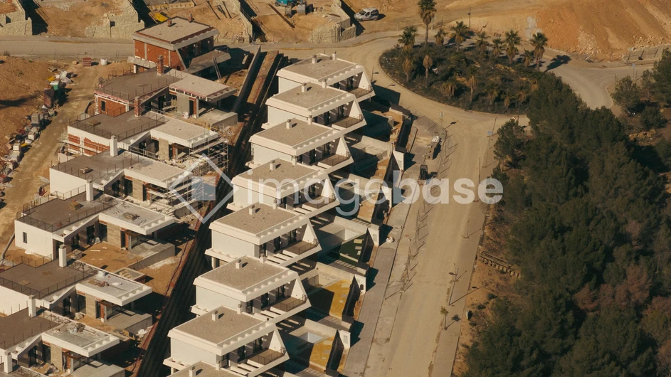 Aerial View of Residential Development
