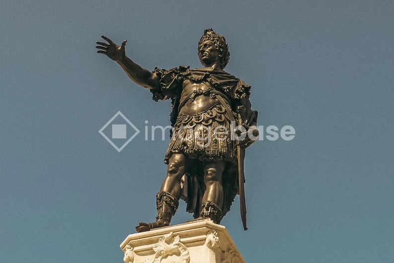 Historical Statue Under Clear Sky