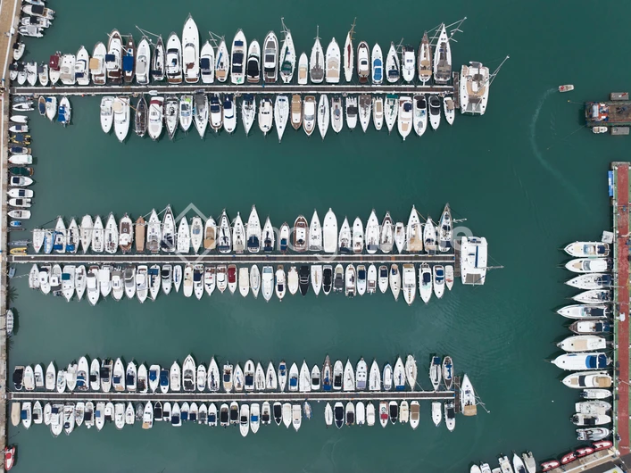 Aerial View of Marina