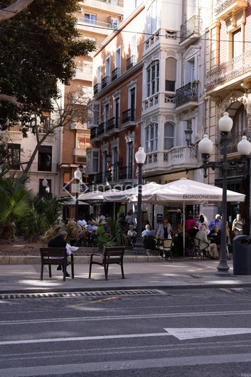 Café Street Scene