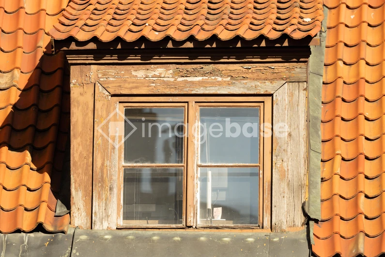 Rustic Rooftop Window