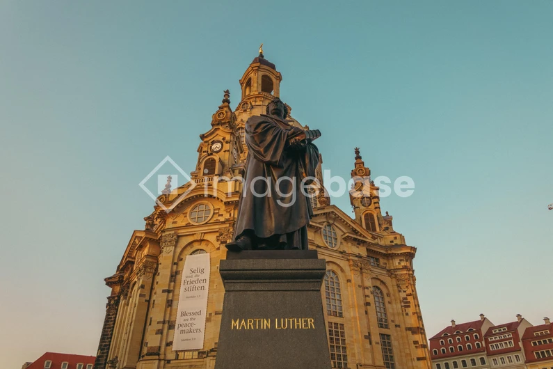 Historic Landmark with Martin Luther Statue