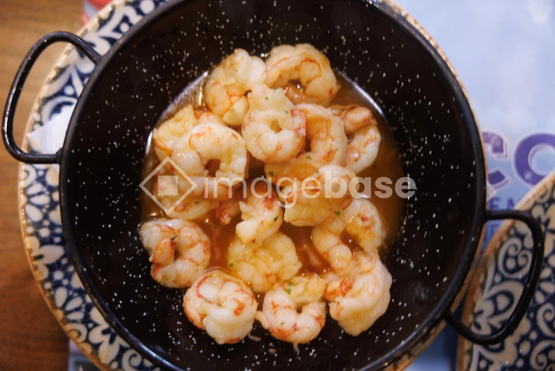 Shrimp Dish Presentation