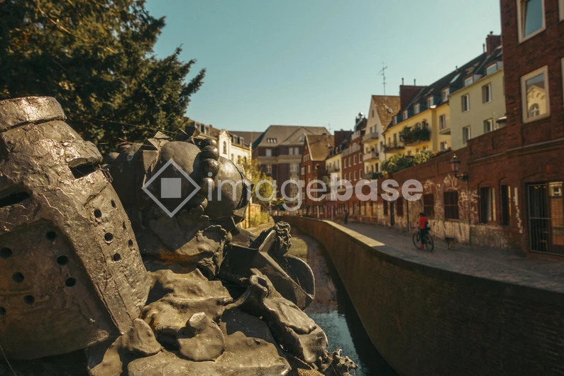 Charming European Canal