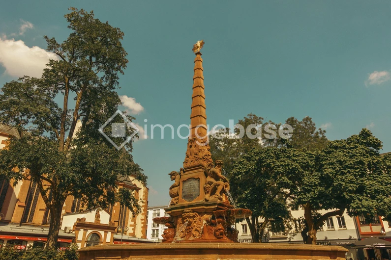 Historic Fountain in City Square