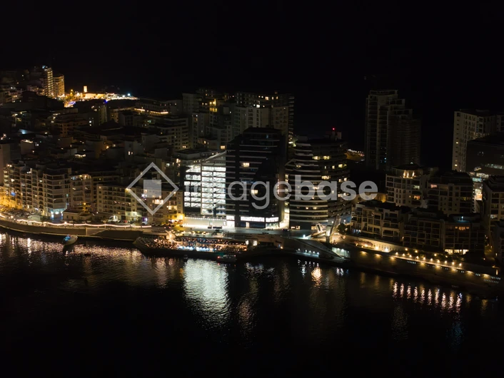 Night Cityscape by the Water