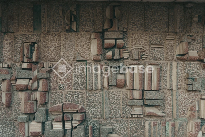 Intricate Stone Wall Pattern