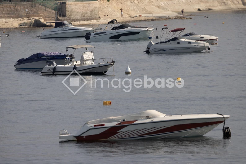 Boats on a Serene Beach
