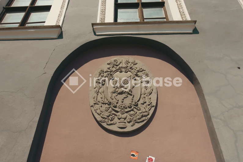 Architectural Relief on Building Facade
