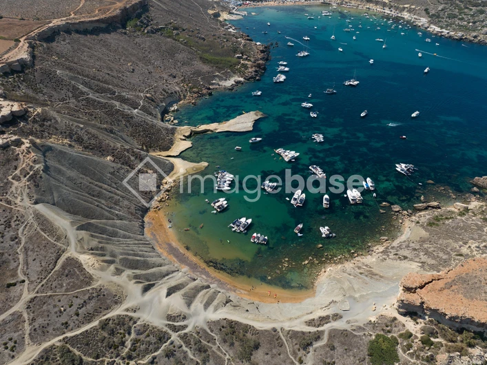 Aerial View of Scenic Bay