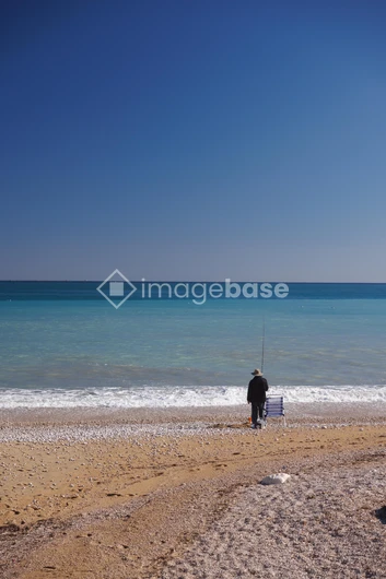 Serene Beach Fishing