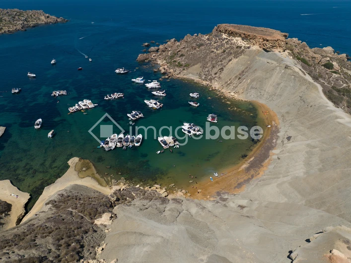 Scenic Coastal Bay with Boats