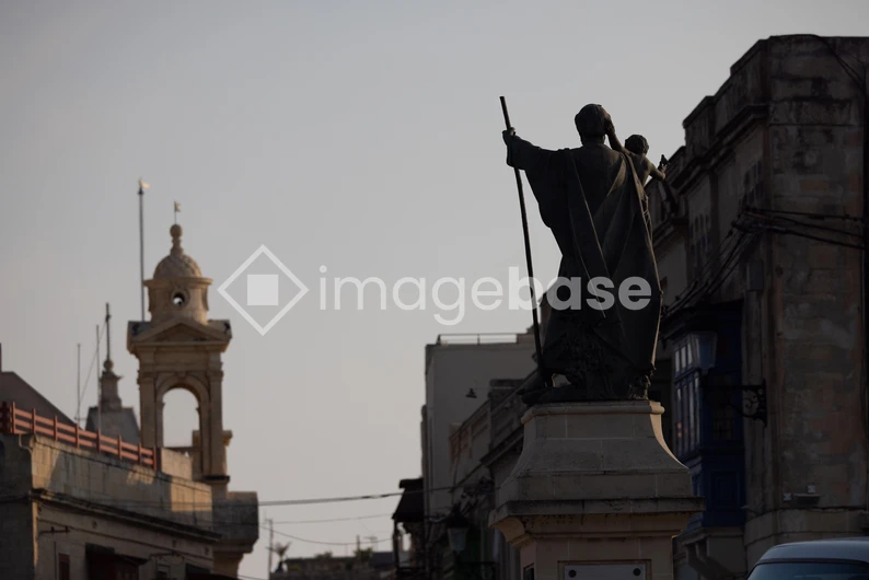 Historic Street Silhouette