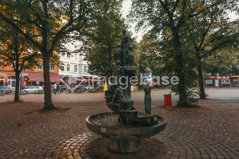 Charming Urban Fountain