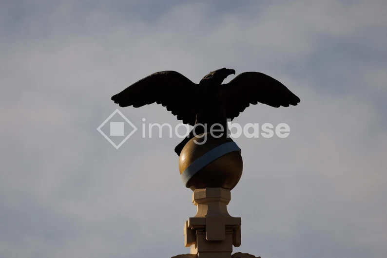 Eagle Statue Silhouette